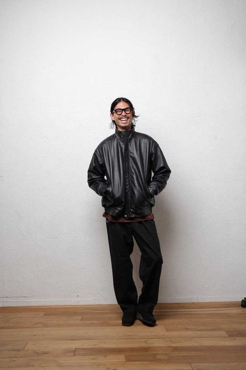 【ご予約商品 2025 Winter 最新作】Sheep leather blouson（シープレザーブルゾン）