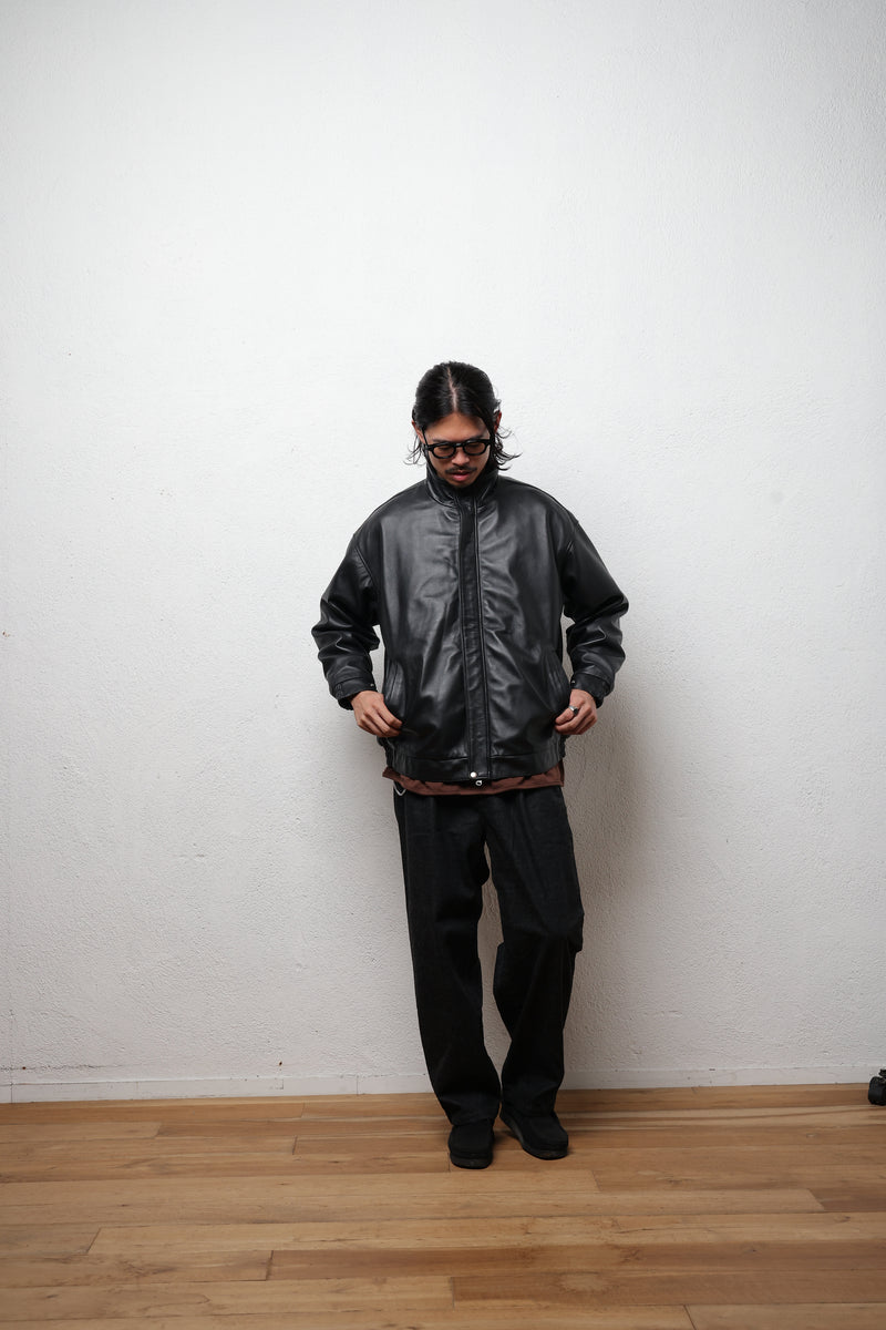 【ご予約商品 2025 Winter 最新作】Sheep leather blouson（シープレザーブルゾン）