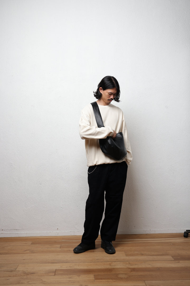 【2025 Winter 最新作】HOKKAIDO WOOL HANIKAM DRAWSTRING L/S（北海道ウールハニカムドローストリングロンT）