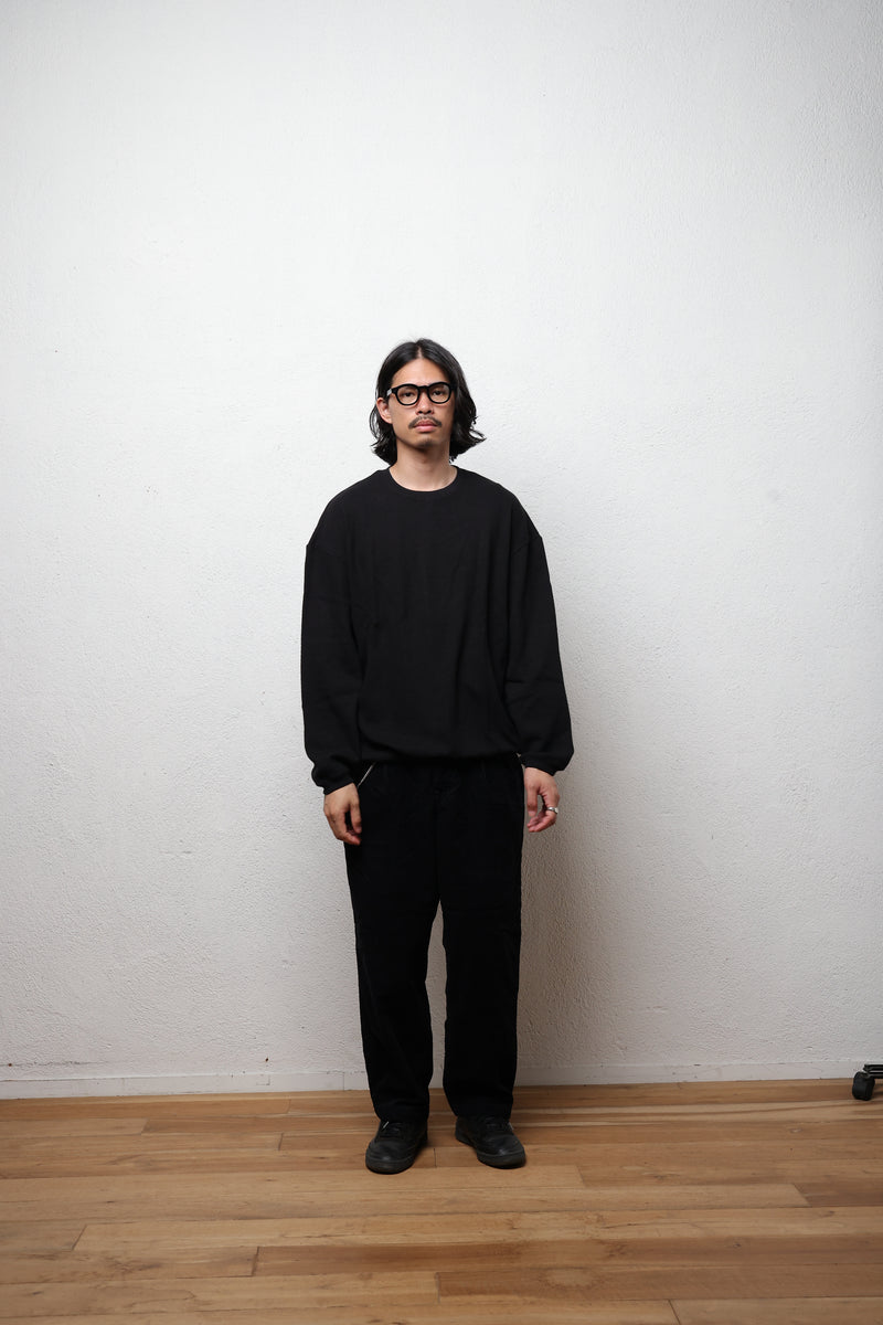 【2025 Winter 最新作】HOKKAIDO WOOL HANIKAM DRAWSTRING L/S（北海道ウールハニカムドローストリングロンT）