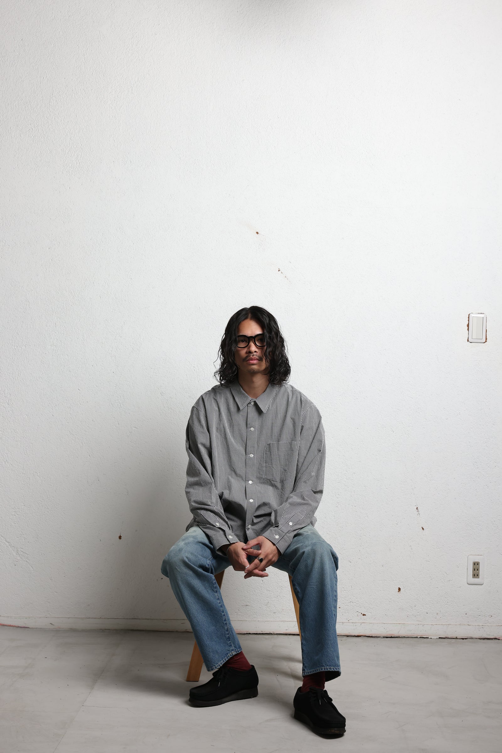 美品 EDITCLOTHINGCLASSICGINGHAM CHECSHIRTS 再再販分 2026 Spring 最新作】Classic gingham check shirts
