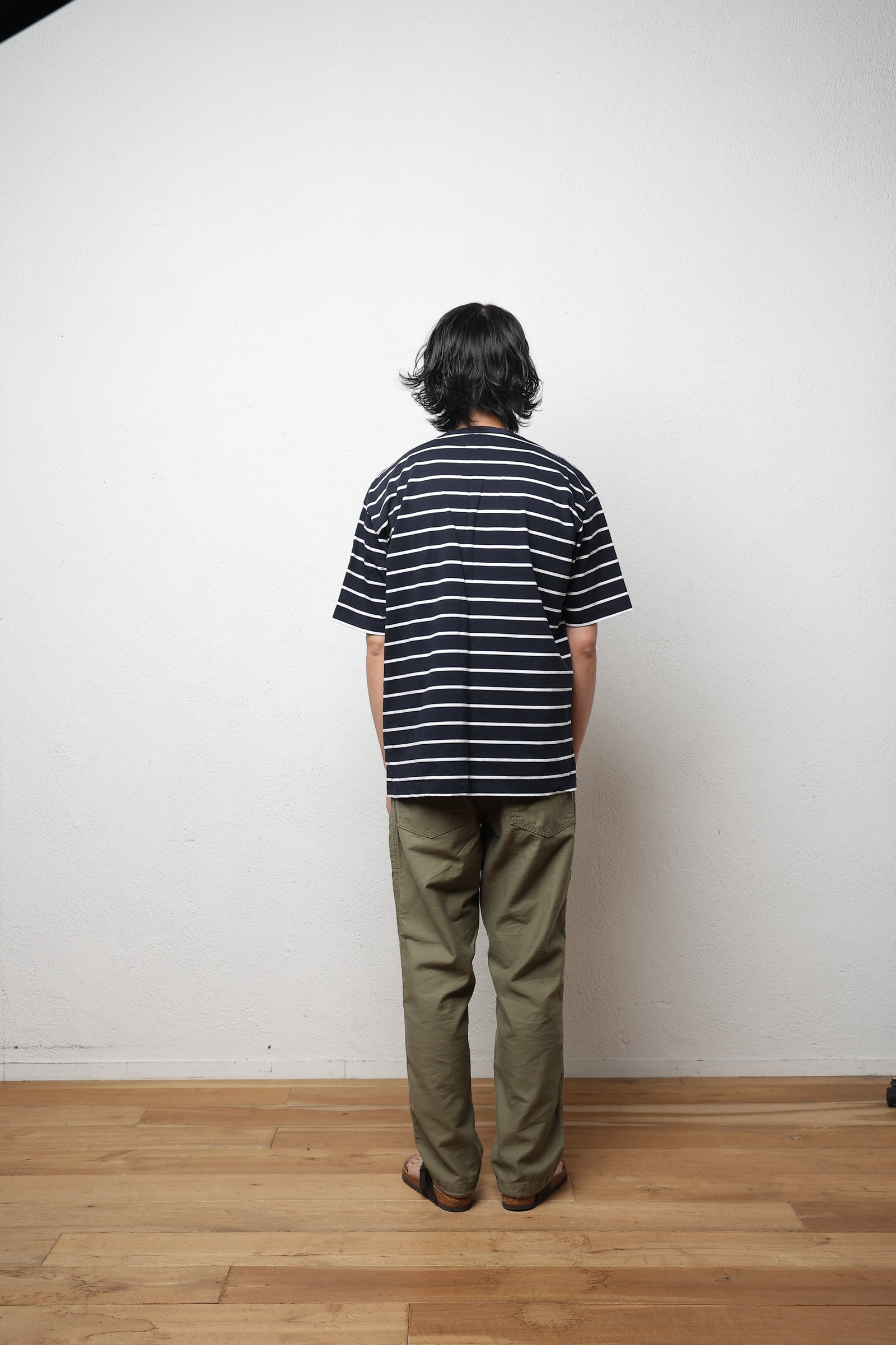 【KULE】The Modern ボーダー Tシャツ 古着 90s USA製 ZEPPELIN 100% コットン マルチ ボーダー T