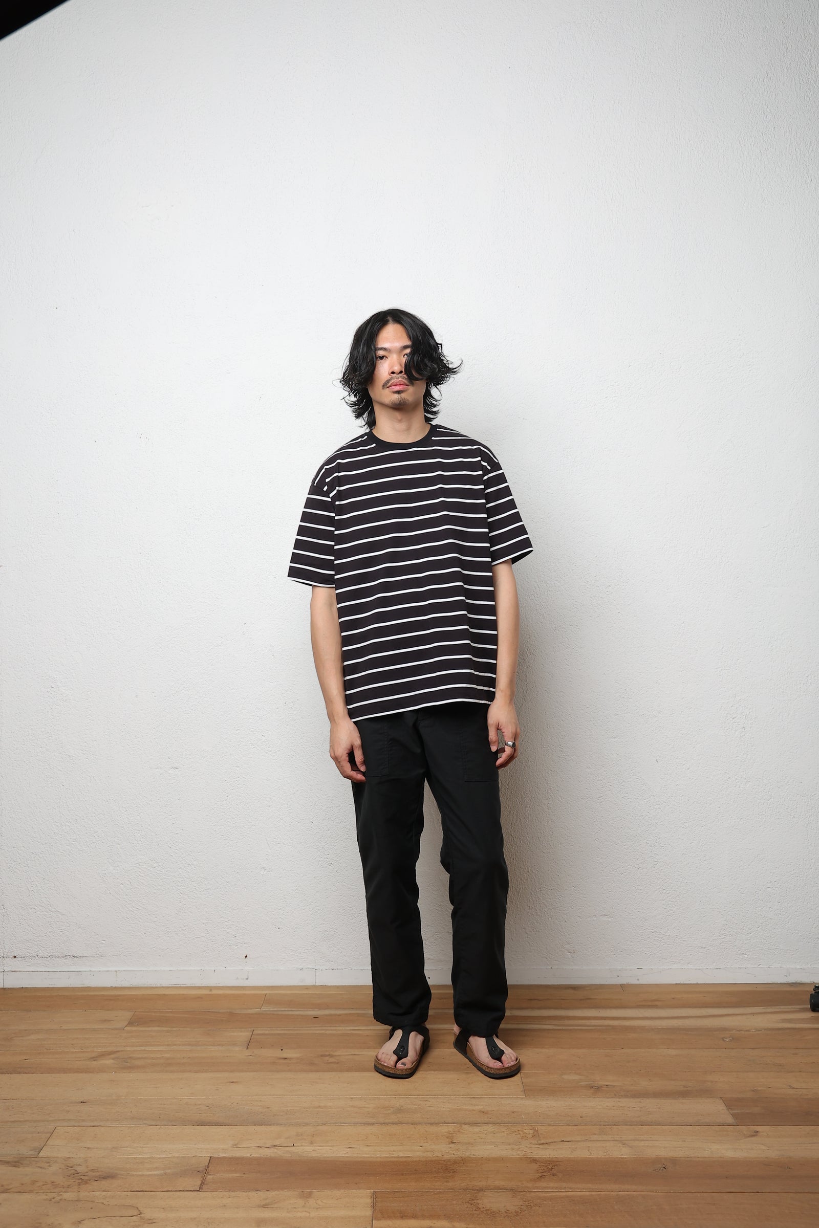 ERL ボーダーTシャツ　2025ss マルチビックボーダーTシャツ