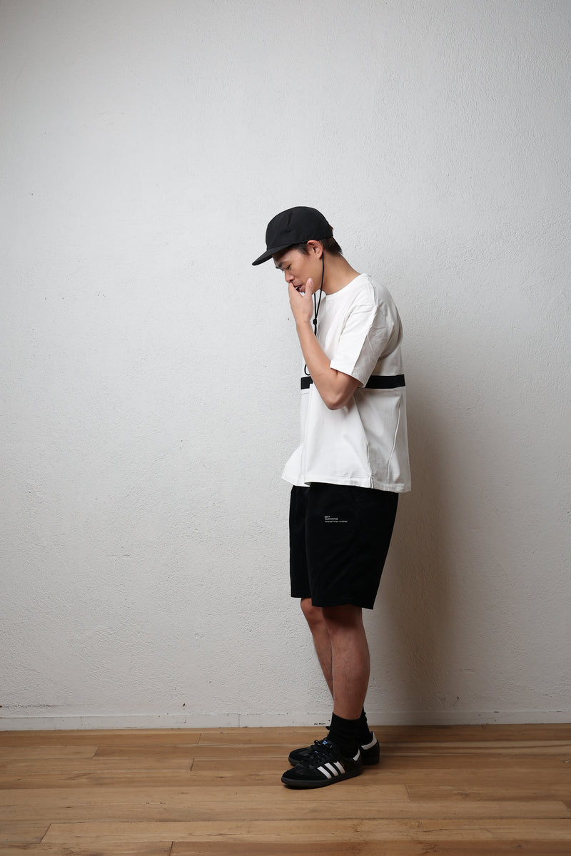 【SAMPLE SALE!! 2024 Summer】Line cutback Tee（ラインカットバックTシャツ）