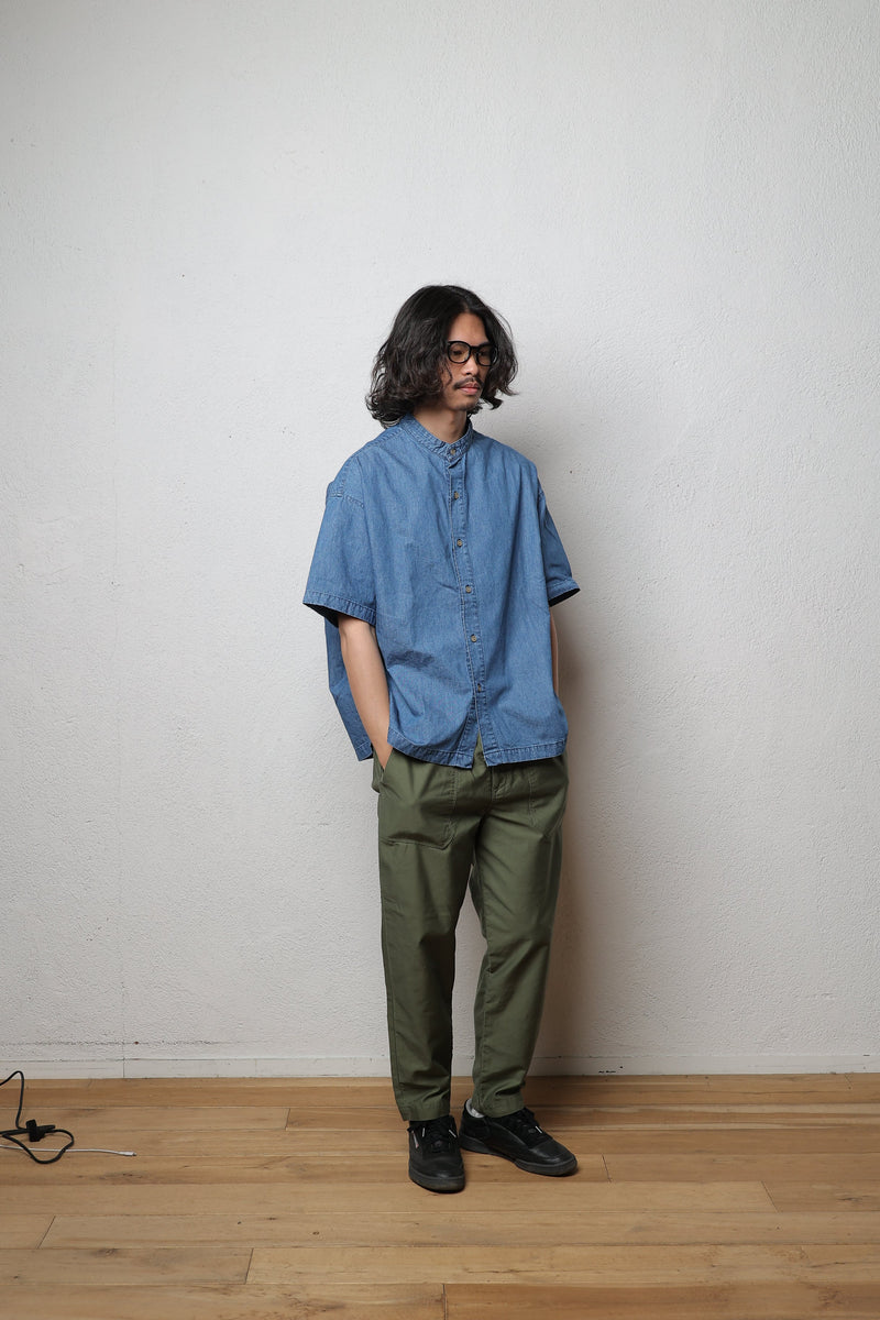 【SAMPLE SALE!! 2023 S/S商品】Denim over shirts / デニムオーバーシャツ