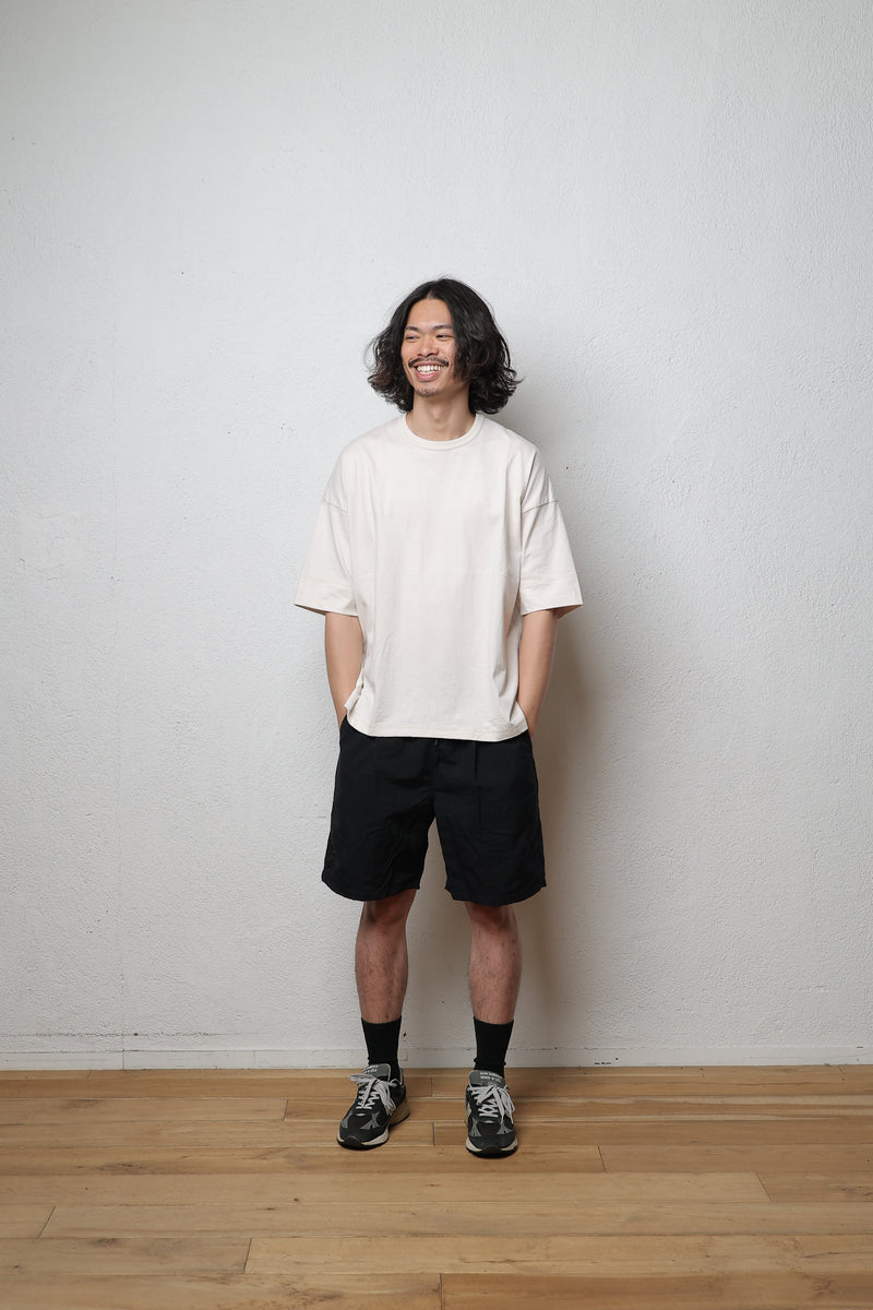 【SALE!! 60%OFF!! 2023 S/S】Nylon harf shorts（ナイロンハーフショーツ/ブラック）