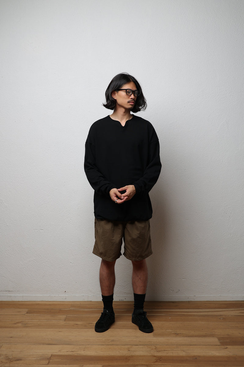 【2023A/W 最新作】Neck slit mini urage（ネックスリットミニ裏毛）
