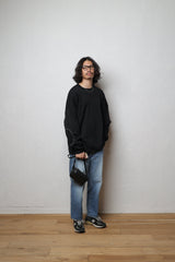 【SAMPLE SALE!! 2023 S/S商品】Shiny waffle elbowpatch L/S / シャイニーワッフルエルボーパッチ L/S