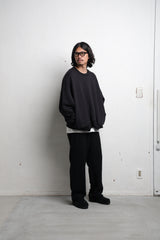 【本日20時より販売開始！2026 Winter 最新作】Side pocket brushed crew（サイドポケットブラッシュドクルー）
