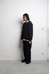 【本日20時より販売開始！2026 Winter 最新作】Side pocket brushed crew（サイドポケットブラッシュドクルー）