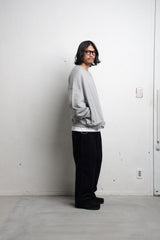 【本日20時より販売開始！2026 Winter 最新作】Side pocket brushed crew（サイドポケットブラッシュドクルー）