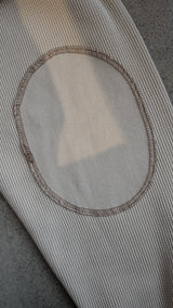 【SAMPLE SALE!! 2023 S/S商品】Shiny waffle elbowpatch L/S / シャイニーワッフルエルボーパッチ L/S