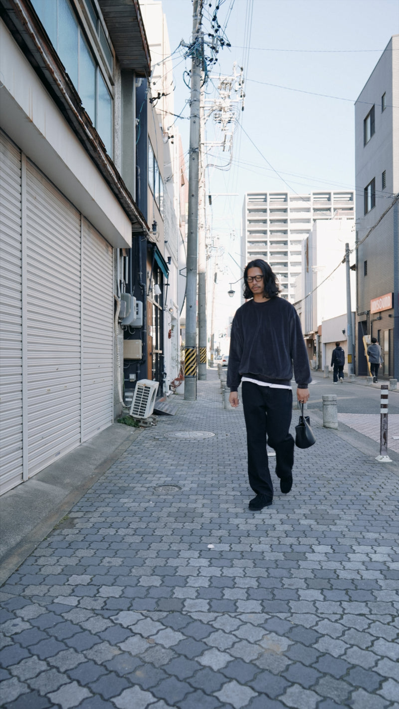 35%OFF!! 2025 Winter 最新作】Dozume velour sidepocket trainer（度