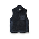 【SAMPLE SALE!!】Hard seep boa vest(ハードシープボアベスト/ブラック)