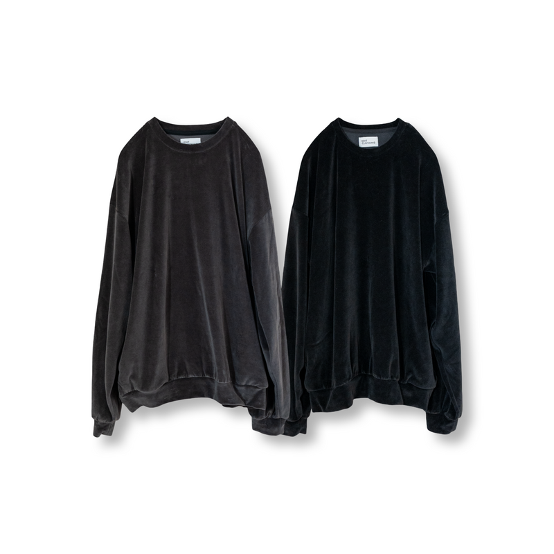【2025 Winter 最新作】Dozume velour sidepocket trainer（度詰めベロアサイドポケットトレーナー）