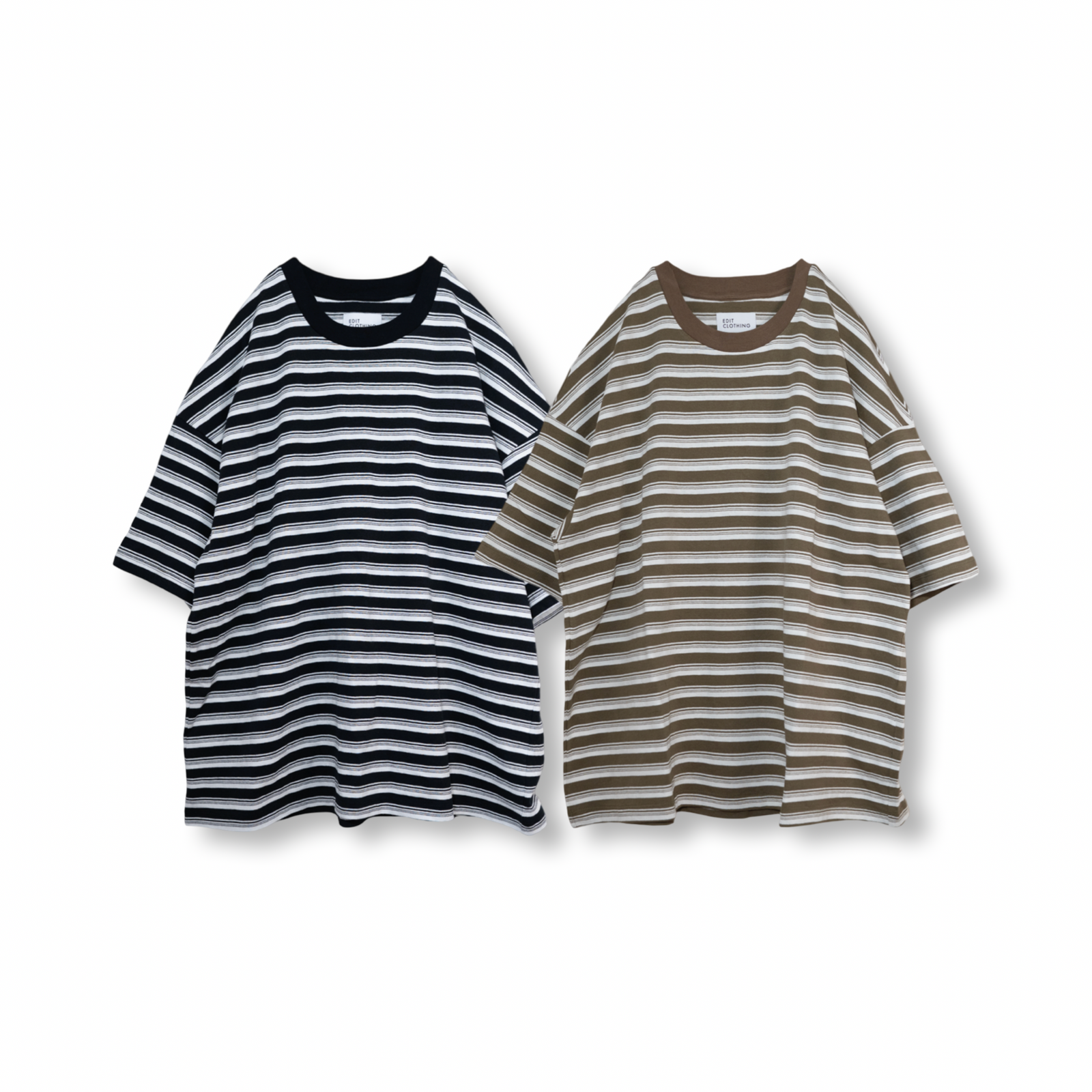 トップス W mulch boarder tee w double ovy kaja 40%OFF!! 2026 Summer 最新作】Mulch boarder tee（マルチボーダーT