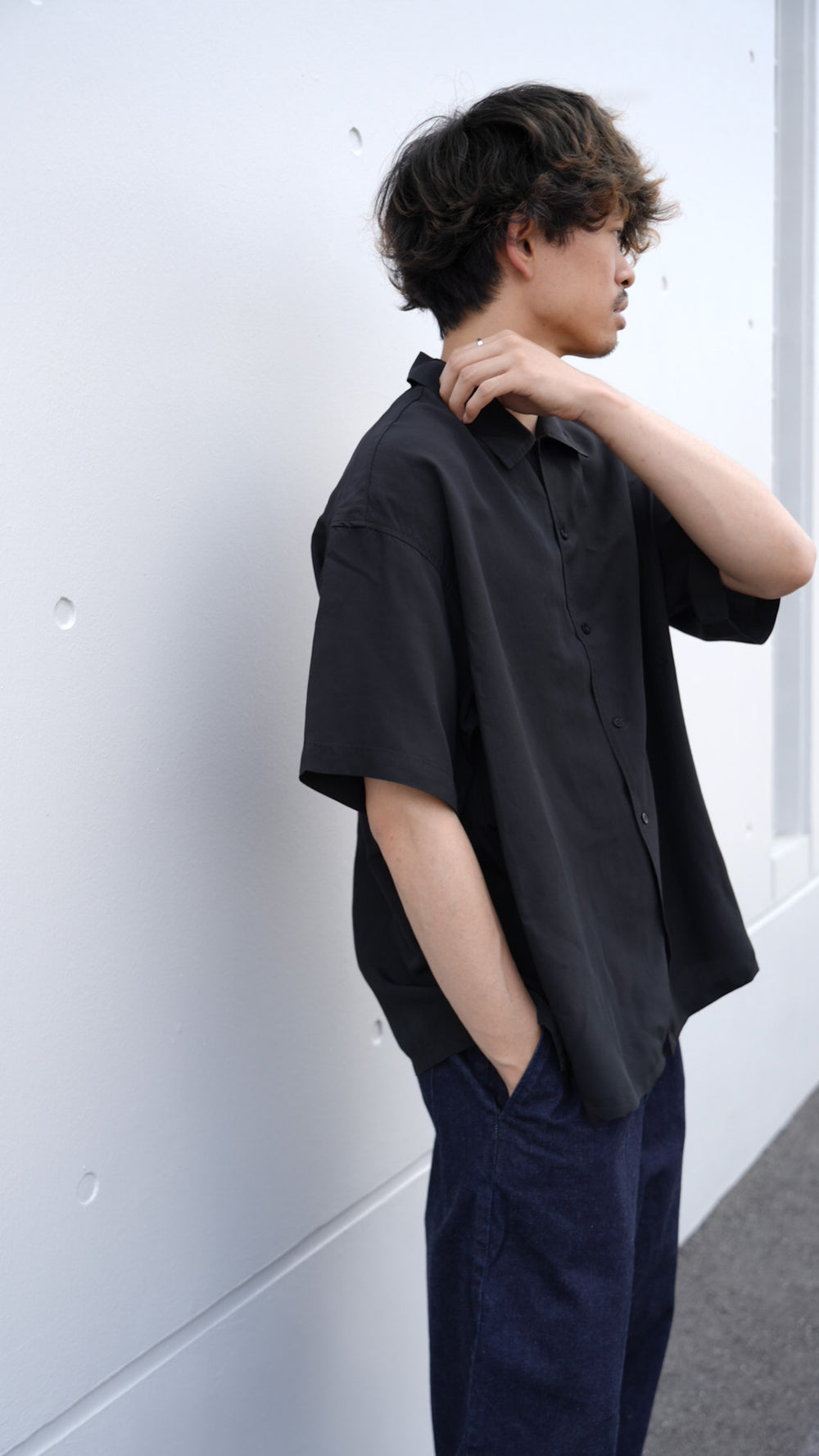 DRAPE LOOSE シャツ 2024 Summer】Soft drape loose shirts / ソフトドレープルーズシャツ