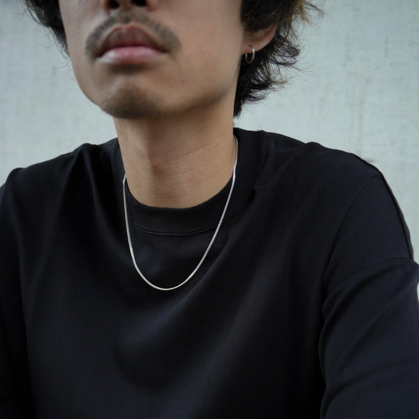 2.1mm幅 ORIGINAL SILVER KIHEI NECKLACE(オリジナル喜平ネックレス)