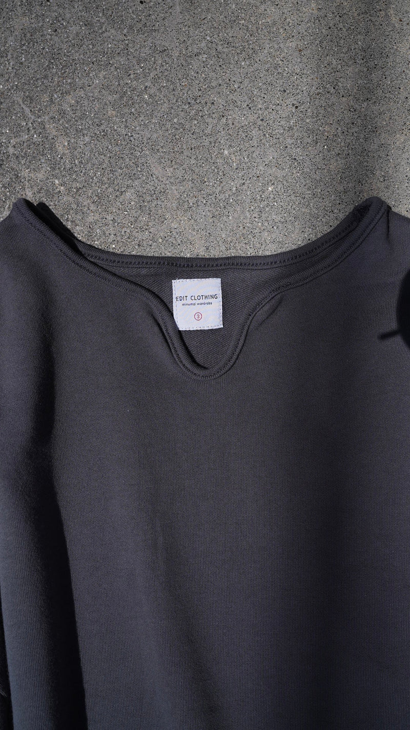 【2023A/W 最新作】Neck slit mini urage（ネックスリットミニ裏毛）