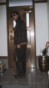 【再生産分 2025 Winter 最新作】Sheep leather blouson（シープレザーブルゾン）