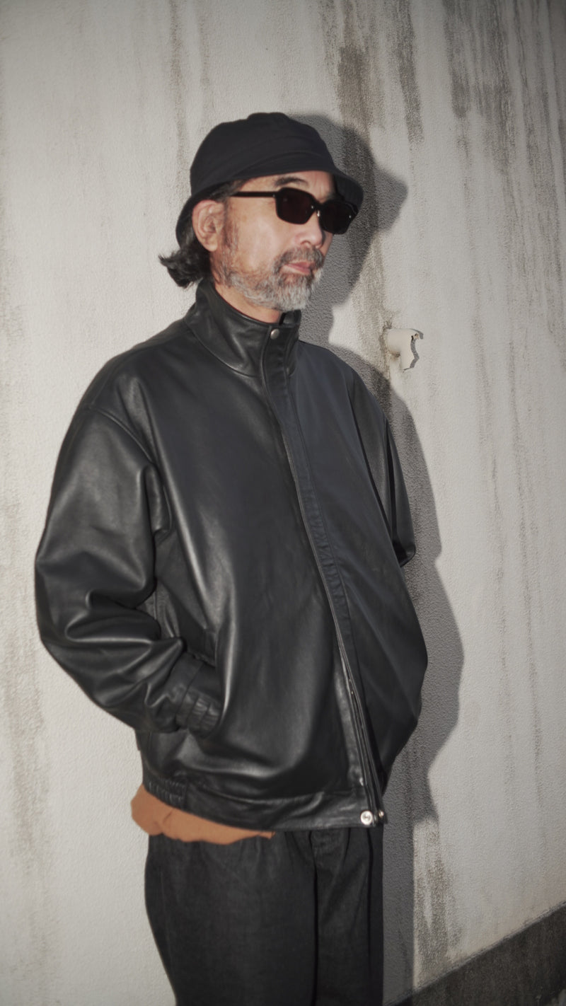 【再生産分 2025 Winter 最新作】Sheep leather blouson（シープレザーブルゾン）