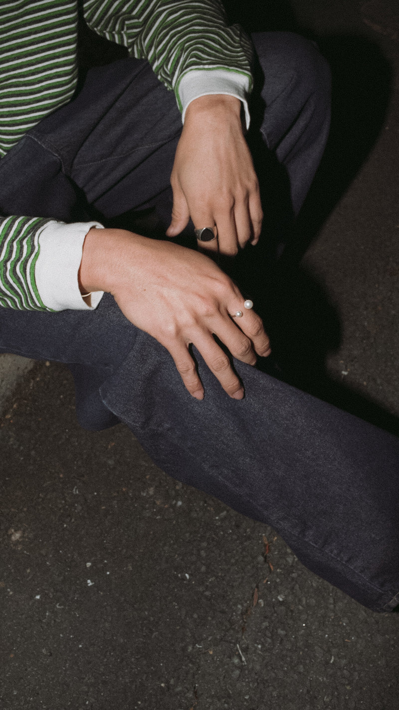 【WEB限定 期間限定予約 2026 Spring 最新作】Meoto pearl silver ring / (メオトパールシルバーリング)