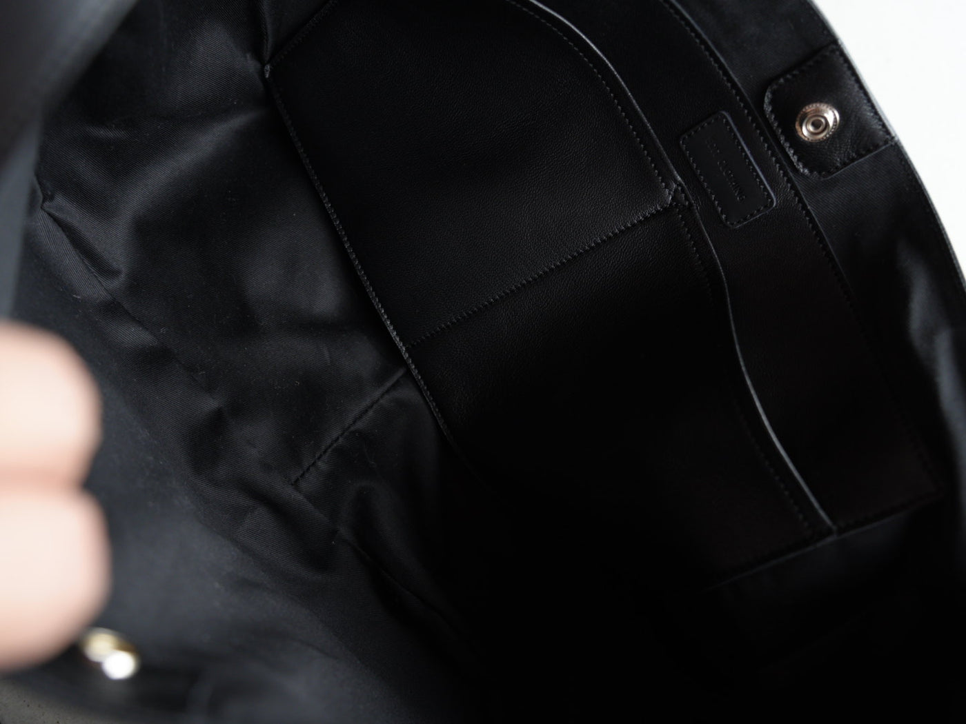 EDIT CLOTHINGのブラックレザーバッグ 2025 Autumn 最新作】Messenger sheep leather bag（メッセンジャー