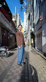 【2025 Autumn 最新作】Tapered loose denim（テーパードルーズデニム/ミッドブルー）