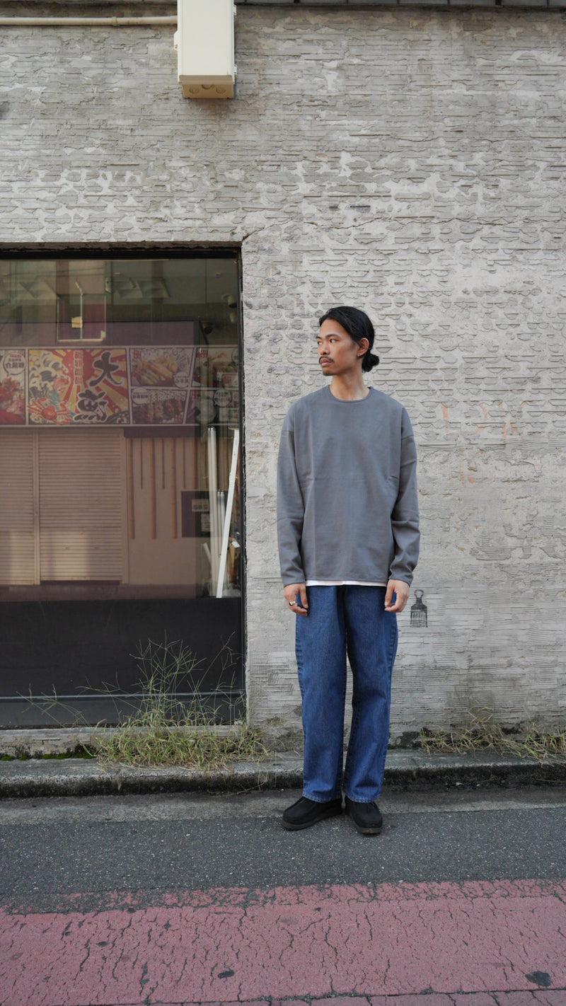 【2025 Autumn 最新作】Tapered loose denim（テーパードルーズデニム/ミッドブルー）