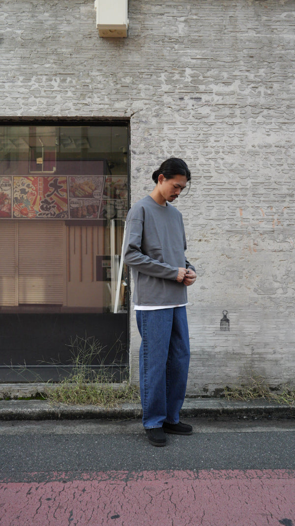 【2025 Autumn 最新作】Tapered loose denim（テーパードルーズデニム/ミッドブルー）