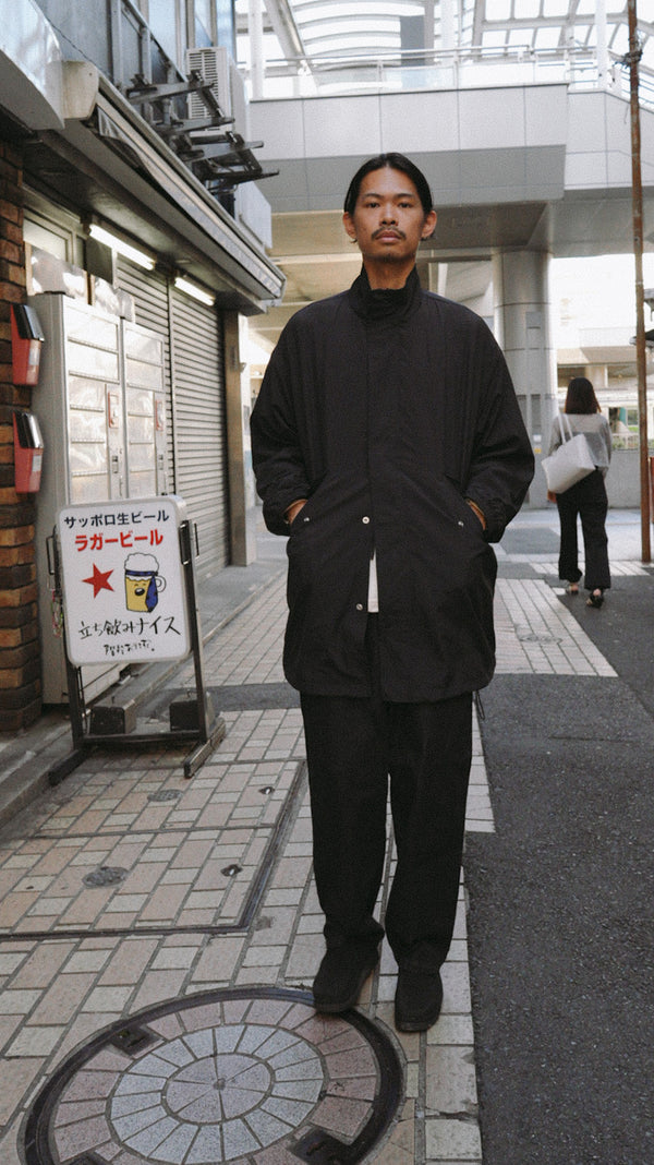 EDIT CLOTHING モッズコート 黒 紳士 ライナー付きモッズコート | 無印良品