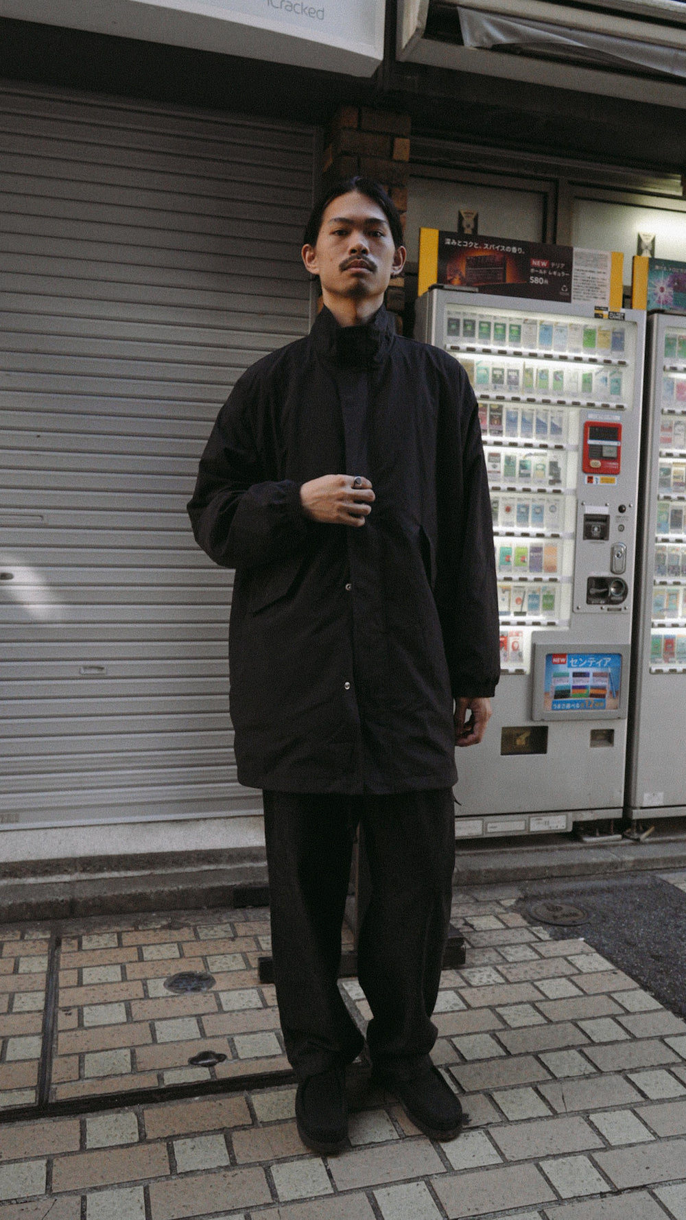 2025 Winter】Stand collar medium coat(スタンドカラーミディアム