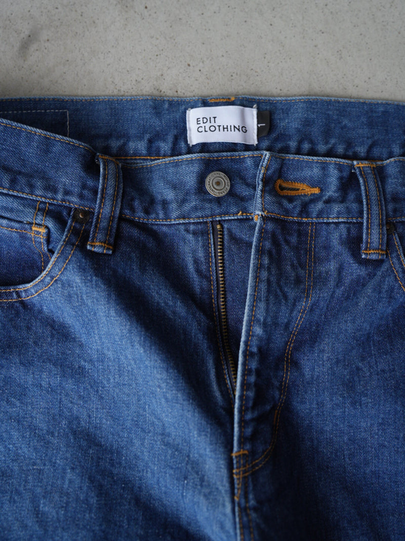 【2025 Autumn 最新作】Tapered loose denim（テーパードルーズデニム/ミッドブルー）