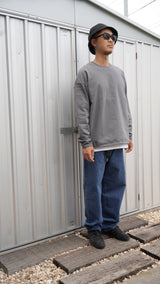 【2025 Autumn 最新作】Tapered loose denim（テーパードルーズデニム/ミッドブルー）