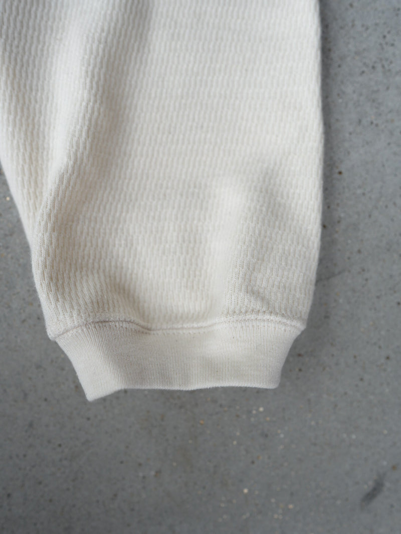 【2025 Winter 最新作】HOKKAIDO WOOL HANIKAM DRAWSTRING L/S（北海道ウールハニカムドローストリングロンT）