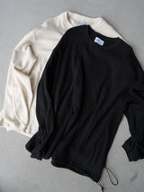 【2025 Winter 最新作】HOKKAIDO WOOL HANIKAM DRAWSTRING L/S（北海道ウールハニカムドローストリングロンT）