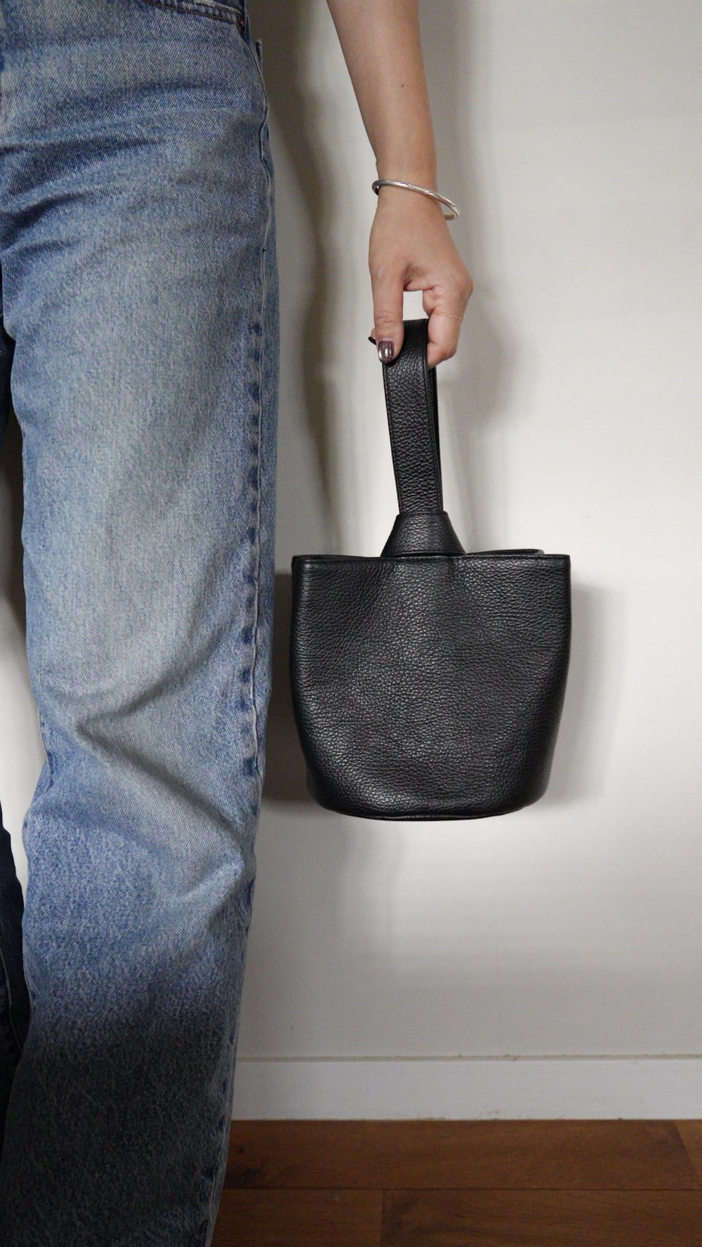 2026 Sprimg 最新作 POCO / shrink leather onehandle bag（ポコ