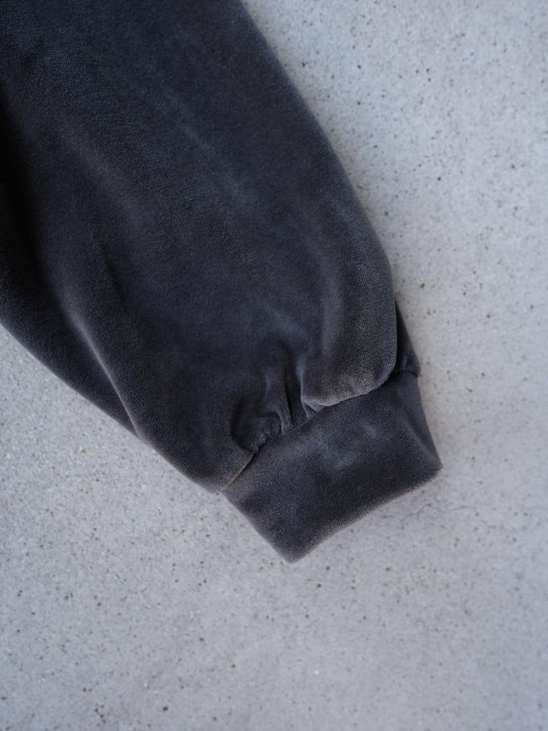 【2025 Winter 最新作】Dozume velour sidepocket trainer（度詰めベロアサイドポケットトレーナー）