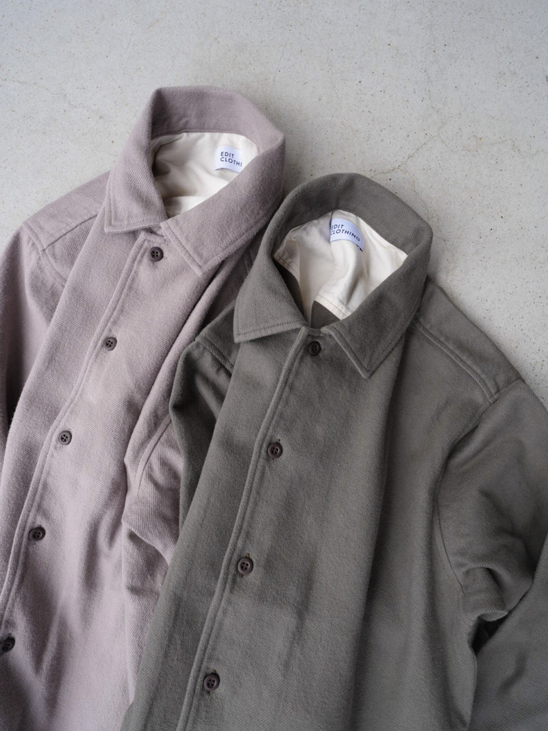 【2025 Winter 最新作】Soft twill shirts JK(ソフトツイルシャツJK)