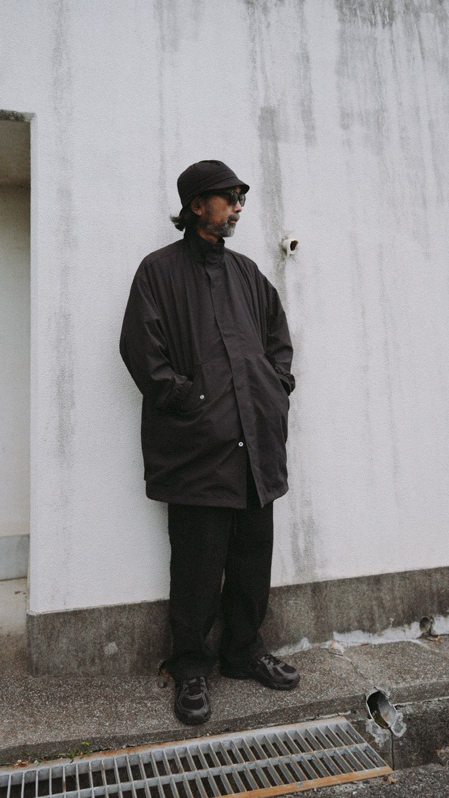 2025 Winter】Stand collar medium coat(スタンドカラーミディアム