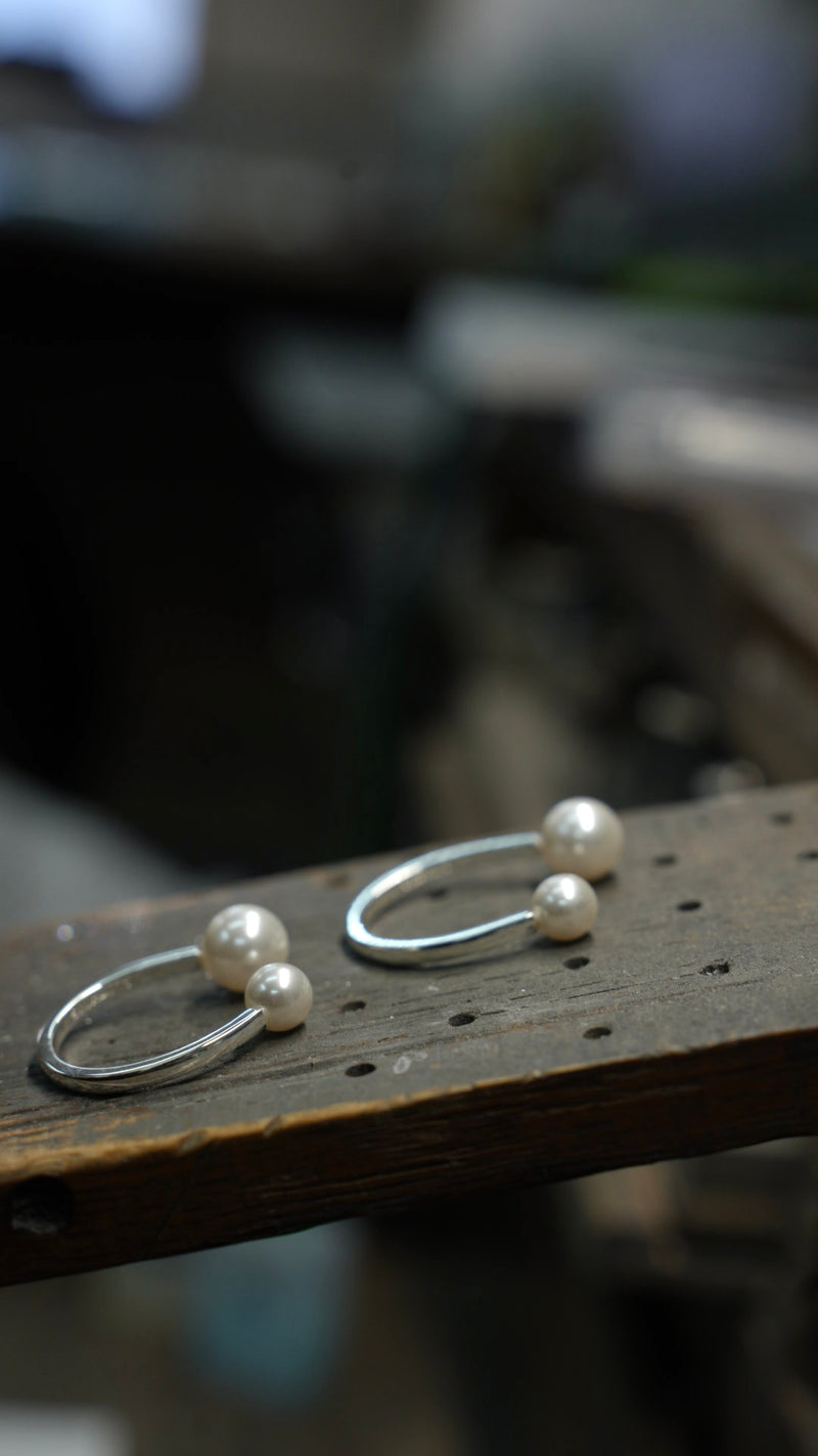 【WEB限定 期間限定予約 2026 Spring 最新作】Meoto pearl silver ring / (メオトパールシルバーリング)