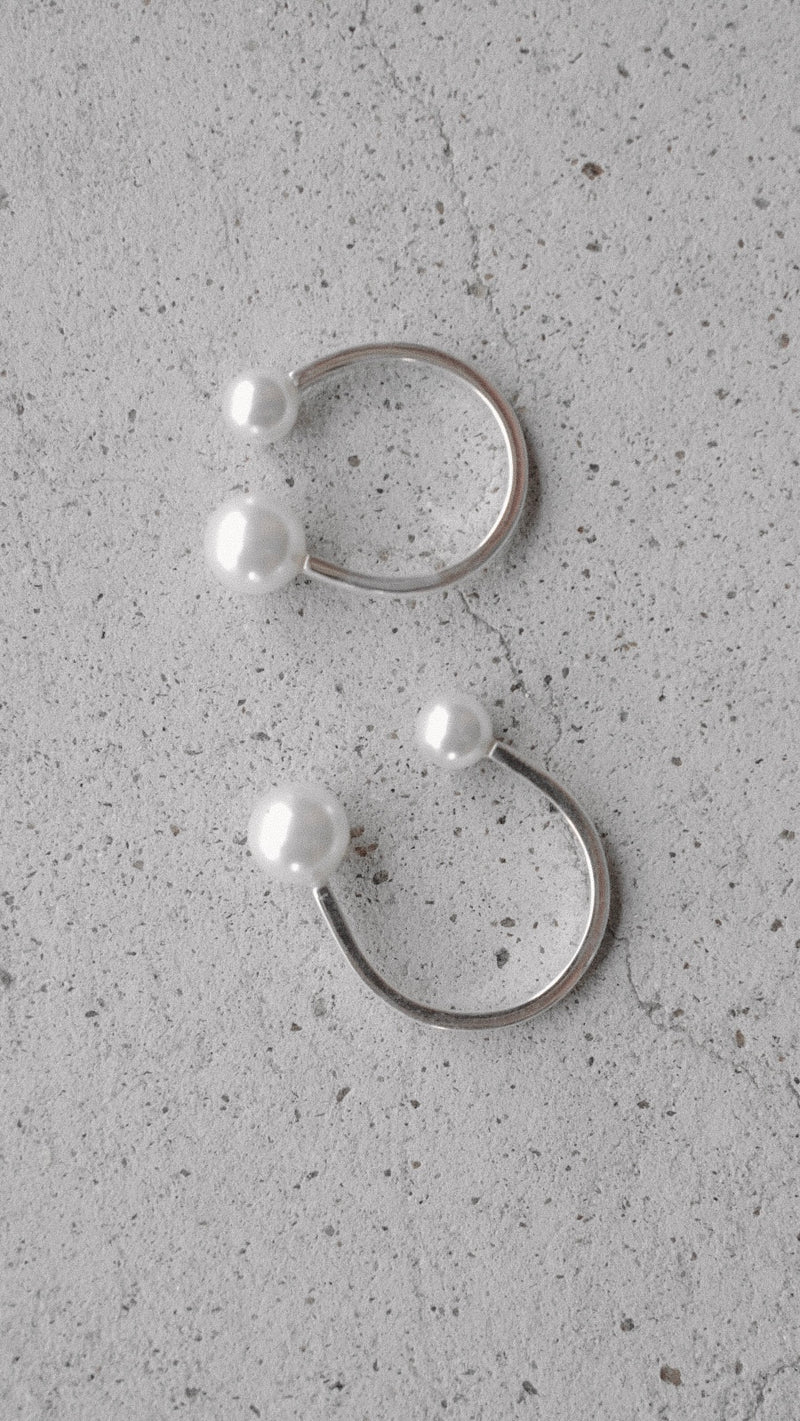 【WEB限定 期間限定予約 2026 Spring 最新作】Meoto pearl silver ring / (メオトパールシルバーリング)