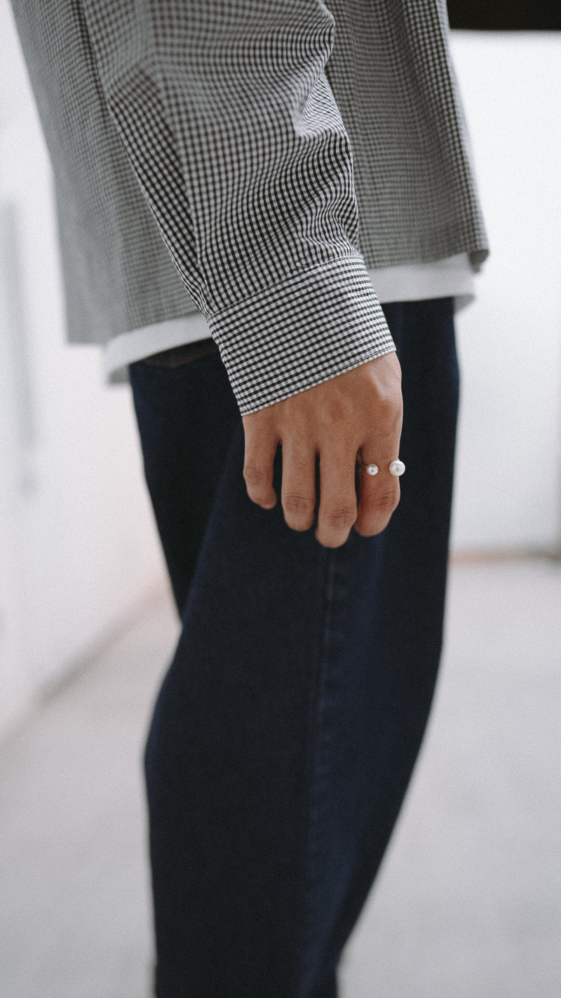 【WEB限定 期間限定予約 2026 Spring 最新作】Meoto pearl silver ring / (メオトパールシルバーリング)