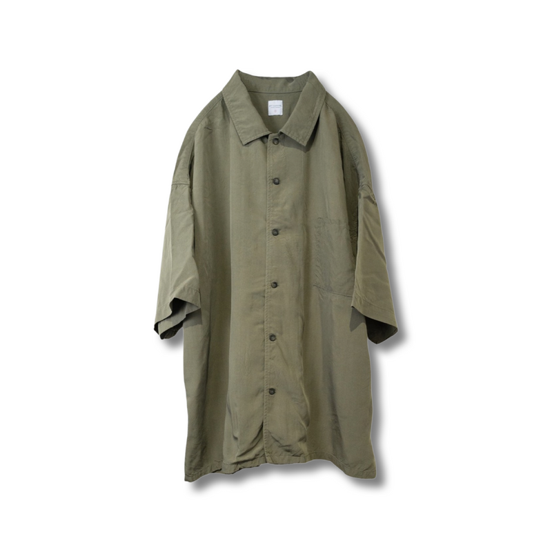 Soft drape loose shirts / ソフトドレープルーズシャツ/カーキ