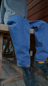 【2025 Autumn 最新作】Tapered loose denim（テーパードルーズデニム/ミッドブルー）