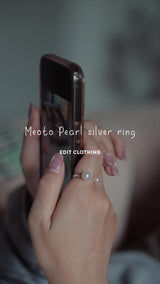 【WEB限定 2026 Spring 最新作】Meoto pearl silver ring / (メオトパールシルバーリング)