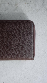 【2025 Spring 最新作】限定カラー Shrink leather mini wallet Limited Edition/Choco brown（シュリンクレザーミニウォレットリミテッドエディション）