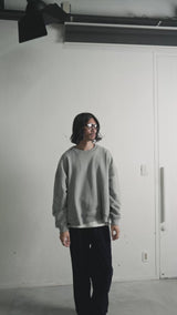 【本日20時より販売開始！2026 Winter 最新作】Side pocket brushed crew（サイドポケットブラッシュドクルー）