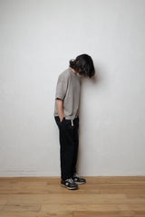 【40%OFF!! 2023 S/S】Flur chinocloth pleats pants(フラーチノクロスプリーツパンツ)