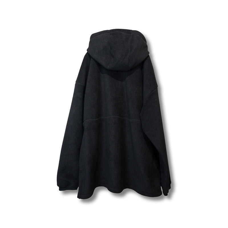 Rayon melton fleece harf zip parka（レーヨンメルトンフリースハーフジップパーカ）
